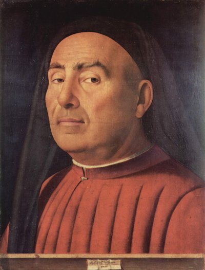 Porträt eines Mannes von Antonello da Messina